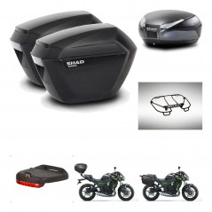 SHAD SH48 trunk + mounting bracket sh23 suitcases accessories DARK GREY PREMIUM KIT-464370
