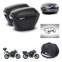 SHAD SH48 trunk + mounting bracket sh23 suitcases accessories DARK GREY PREMIUM KIT-464376