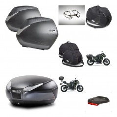SHAD Baul SH48 + soporte montaje maletas SH36 accesorios DARK GREY PREMIUM KIT-464381