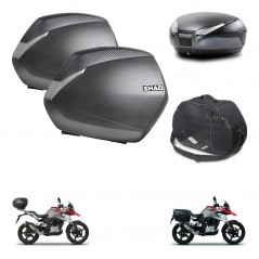 SHAD SH48 trunk + mounting bracket SH36 suitcases accessories DARK GREY PREMIUM KIT-464398