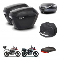 SHAD Baul SH48 + soporte montaje maletas sh23 accesorios DARK GREY PREMIUM KIT-464406