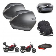 SHAD SH48 trunk + mounting bracket SH36 suitcases accessories DARK GREY PREMIUM KIT-464441
