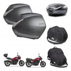 SHAD SH48 trunk + mounting bracket SH36 suitcases accessories DARK GREY PREMIUM KIT-464447