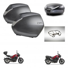 SHAD SH48 trunk + mounting bracket SH36 suitcases accessories DARK GREY PREMIUM KIT-464458