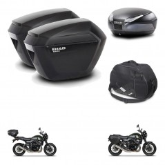 SHAD SH48 trunk + mounting bracket sh23 suitcases accessories DARK GREY PREMIUM KIT-464496