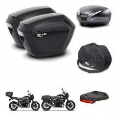 SHAD Baul SH48 + soporte montaje maletas sh23 accesorios DARK GREY PREMIUM KIT-464502