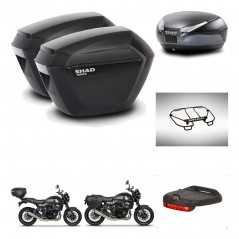 SHAD Baul SH48 + soporte montaje maletas sh23 accesorios DARK GREY PREMIUM KIT-464514