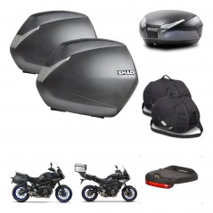 SHAD SH48 trunk + mounting bracket SH36 suitcases accessories DARK GREY PREMIUM KIT-464585