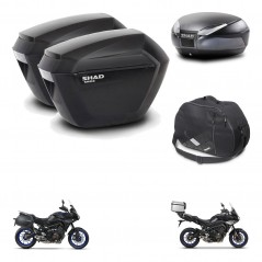 SHAD Baul SH48 + soporte montaje maletas sh23 accesorios DARK GREY PREMIUM KIT-464592
