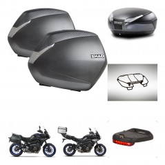 SHAD SH48 trunk + mounting bracket SH36 suitcases accessories DARK GREY PREMIUM KIT-464608