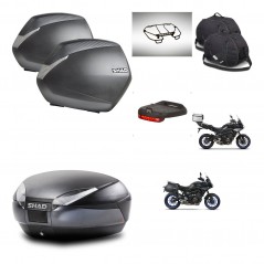 SHAD SH48 trunk + mounting bracket SH36 suitcases accessories DARK GREY PREMIUM KIT-464609