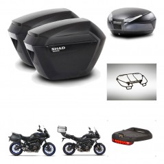 SHAD SH48 trunk + mounting bracket sh23 suitcases accessories DARK GREY PREMIUM KIT-464610