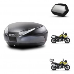 SHAD Maletas SH35 PREMIUM + soporte montaje baul SH48 DARK GREY KIT-464629
