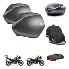 SHAD SH48 trunk + mounting bracket SH36 suitcases accessories DARK GREY PREMIUM KIT-464633