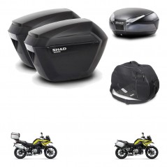 SHAD Baul SH48 + soporte montaje maletas sh23 accesorios DARK GREY PREMIUM KIT-464640