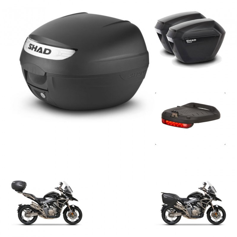 SHAD SH23 suitcases + mounting bracket SH26 trunk accessories KIT-464680