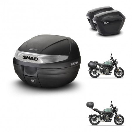 SHAD Maletas sh23 + soporte montaje baul SH29 KIT-464682