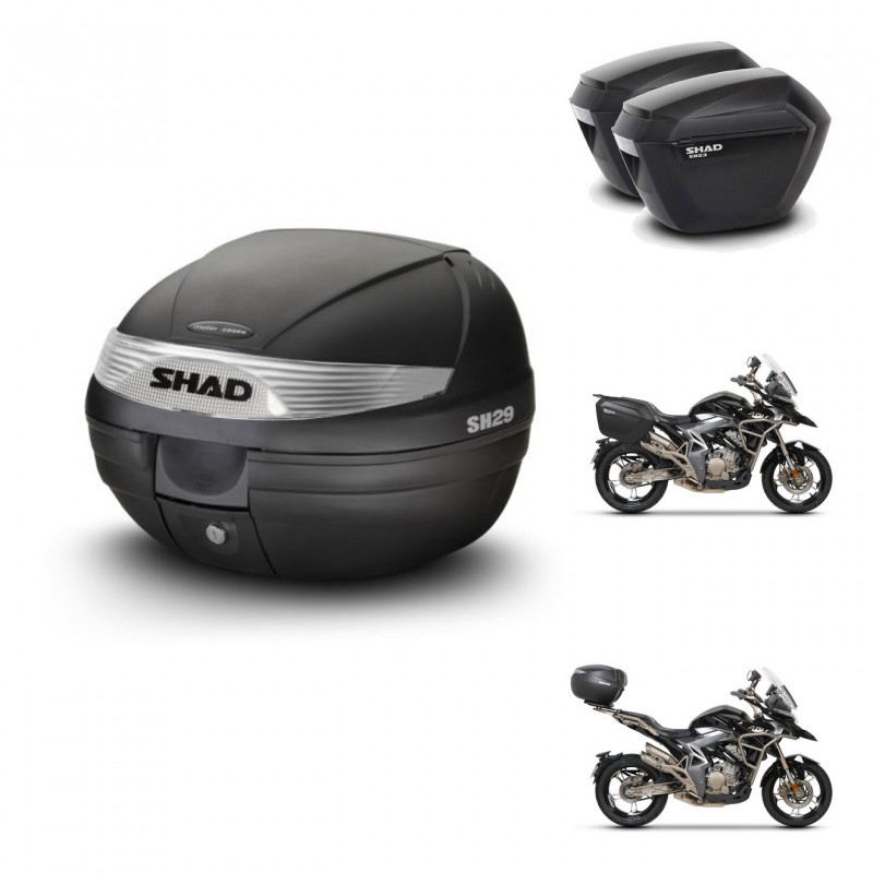 SHAD SH23 suitcases + mounting bracket SH29 trunk KIT-464690