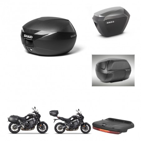 SHAD Maletas sh23 alu + soporte montaje baul SH39 accesorios KIT-464713