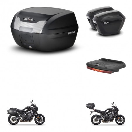 SHAD Maletas sh23 + soporte montaje baul SH40 accesorios KIT-464724