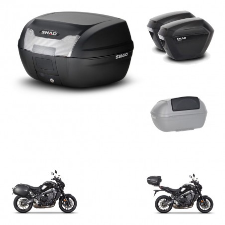 SHAD Maletas sh23 + soporte montaje baul SH40 accesorios KIT-464726