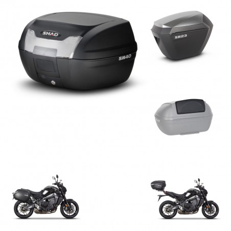 SHAD Maletas sh23 alu + soporte montaje baul SH40 accesorios KIT-464727