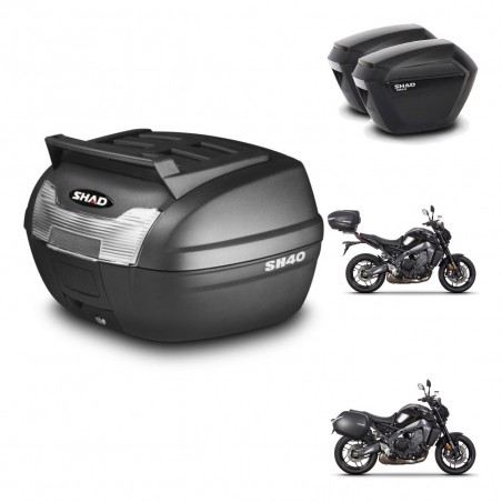 SHAD Maletas sh23 + soporte montaje baul SH40 parrilla superior KIT-464738