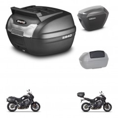 SHAD Maletas sh23 alu + soporte montaje baul SH40 parrilla superior accesorios KIT-464743