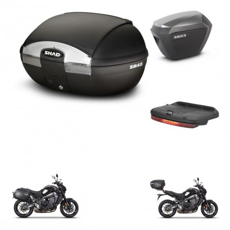 SHAD Maletas sh23 alu + soporte montaje baul SH45 accesorios KIT-464765
