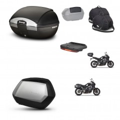 SHAD SH35 PREMIUM suitcases + mounting bracket SH45 trunk accessories KIT-464788