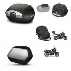 SHAD SH35 PREMIUM suitcases + mounting bracket SH45 trunk accessories KIT-464794