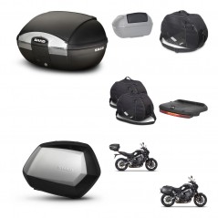 SHAD SH35 PREMIUM suitcases + mounting bracket SH45 trunk accessories KIT-464800