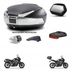SHAD SH35 PREMIUM suitcases + mounting bracket SH48 trunk backrest cover accessories KIT-464955