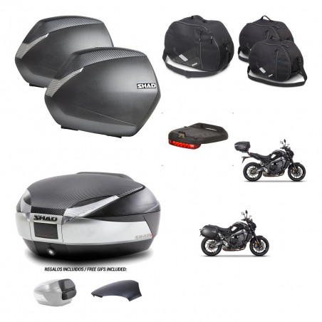 SHAD Trunk SH48 backrest cover + mounting bracket SH36 suitcases accessories KIT-464965