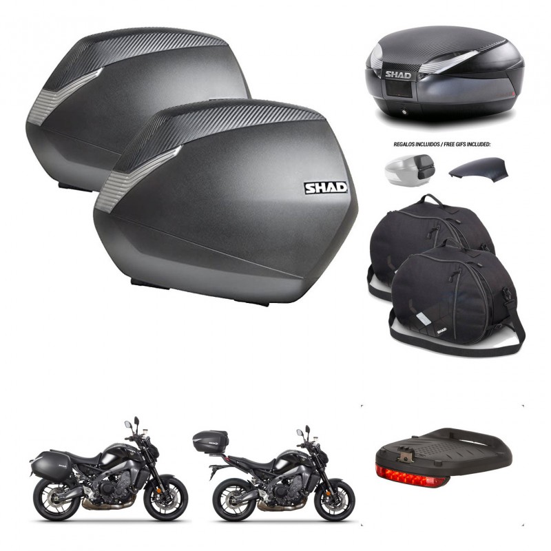SHAD Trunk SH48 backrest cover + mounting bracket SH36 suitcases accessories 49 L KIT-465049