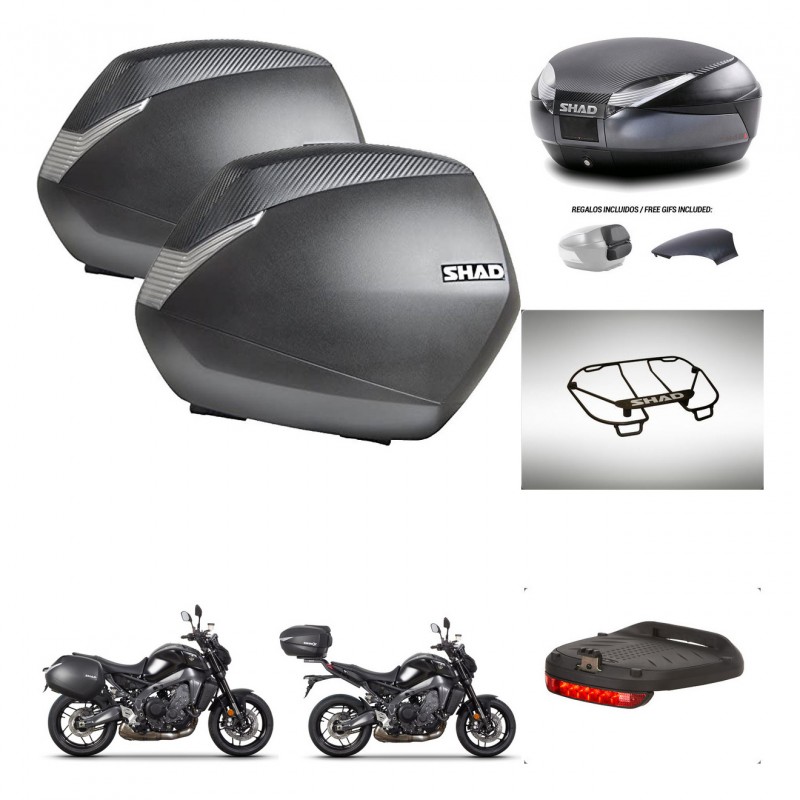 SHAD Trunk SH48 backrest cover + mounting bracket SH36 suitcases accessories 49 L KIT-465072