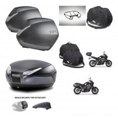 SHAD Trunk SH48 backrest cover + mounting bracket SH36 suitcases accessories 49 L KIT-465079