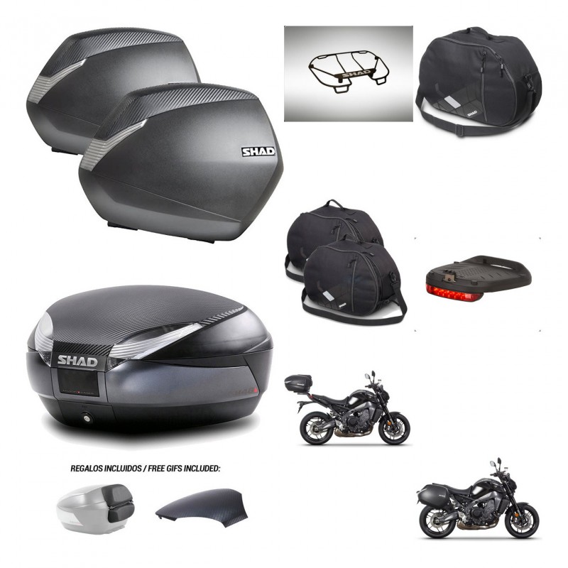 SHAD Trunk SH48 backrest cover + mounting bracket SH36 suitcases accessories 49 L KIT-465085
