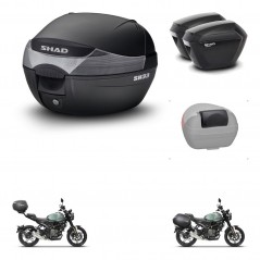 SHAD Maletas sh23 + soporte montaje baul SH33 accesorios KIT-465150