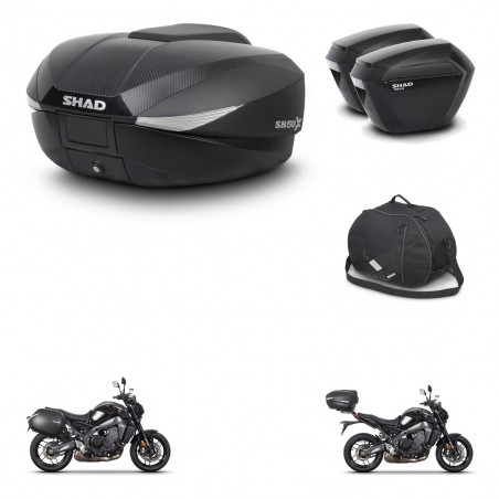 SHAD Maletas sh23 + soporte montaje baul SH58 accesorios KIT-465176
