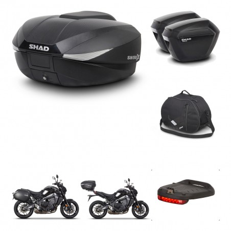 SHAD Maletas sh23 + soporte montaje baul SH58 accesorios KIT-465182