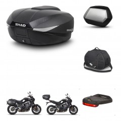SHAD Maletas SH35 PREMIUM + soporte montaje baul SH58 accesorios KIT-465183