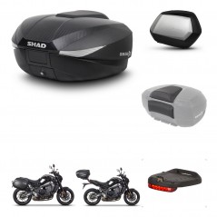 SHAD Maletas SH35 PREMIUM + soporte montaje baul SH58 accesorios KIT-465195