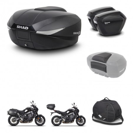 SHAD Maletas sh23 + soporte montaje baul SH58 accesorios KIT-465200