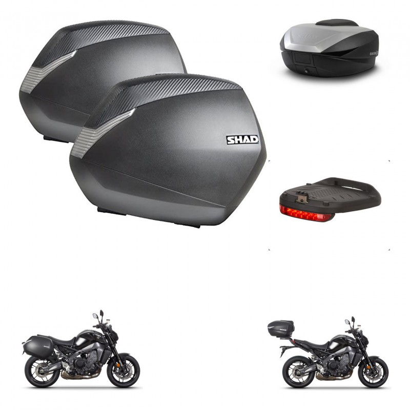 SHAD SH59 trunk + mounting bracket SH36 suitcases accessories 59L KIT-465264