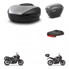 SHAD SH23 alu suitcases + mounting bracket SH59 trunk accessories 59L KIT-465269