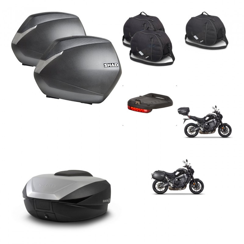 SHAD SH59 trunk + mounting bracket SH36 suitcases accessories 59L KIT-465277