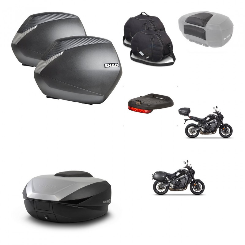 SHAD SH59 trunk + mounting bracket SH36 suitcases accessories 59L KIT-465289