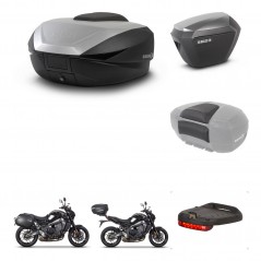 SHAD SH23 alu suitcases + mounting bracket SH59 trunk accessories 59L KIT-465293