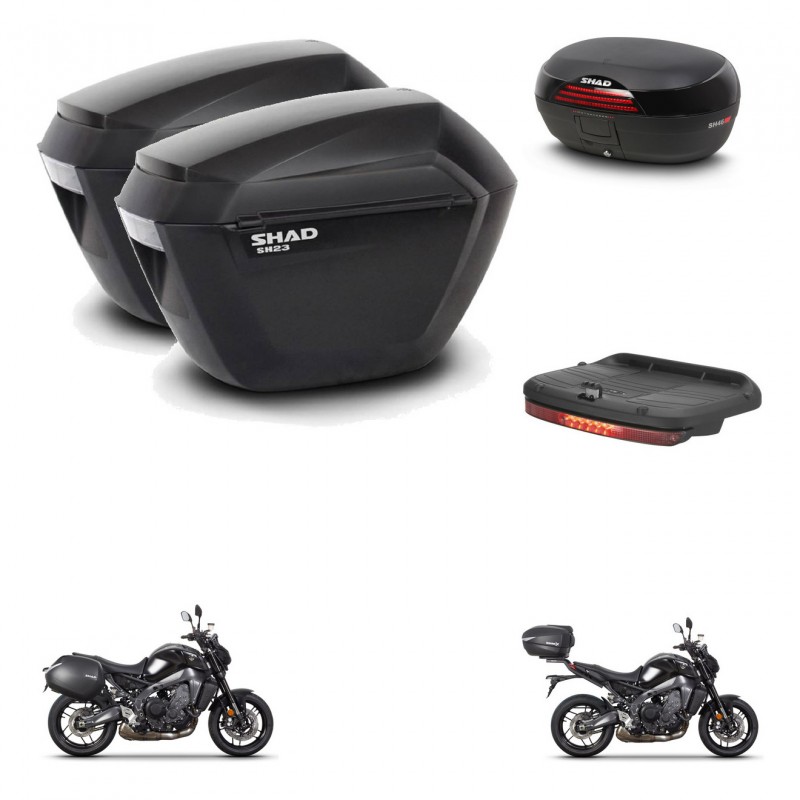 SHAD Baul SH46 + soporte montaje maletas sh23 accesorios 45 L KIT-465362